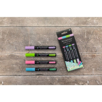 Spectrum Noir Acrylic Paint Markers Pastel (4pcs) (SN-ACPM-PAS4)